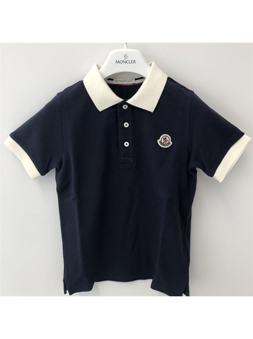 Polo con applicazione MONCLER KIDS | 9548A701208496W773